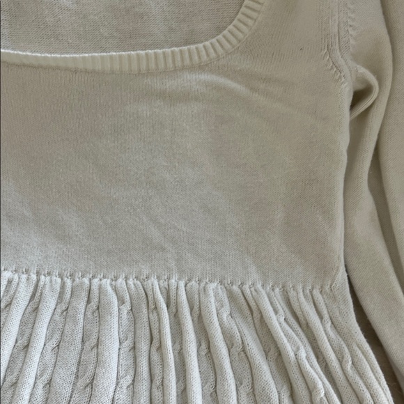 Hollister Ivory Cable Knit Top - Picture 4 of 4